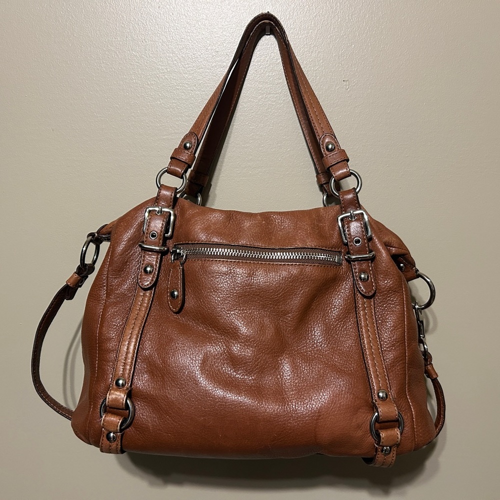 Coach Brown Leather Shoulder Bag - Picture 5 of 9